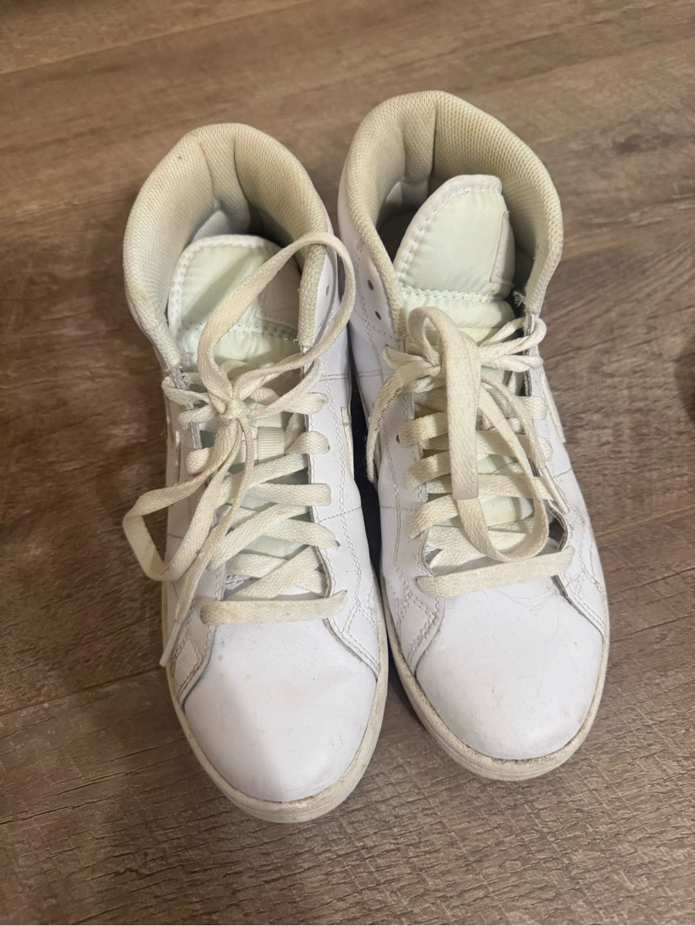 Nike White High-Top Sneakers